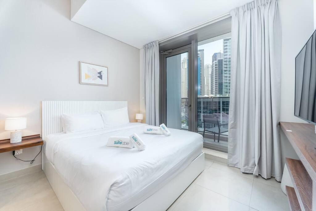 Cozy Studio In Sparkle Tower Jbr By Suiteable Dubai Luaran gambar